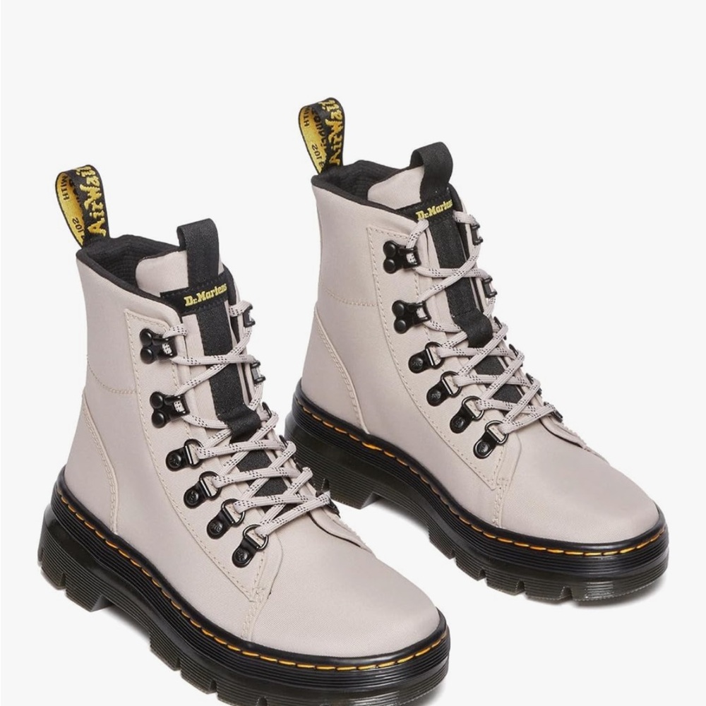Dr. Martens Women's Cream Combat Boots